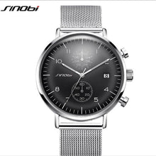 SINOBI luxury fashion brand men's watches luminous